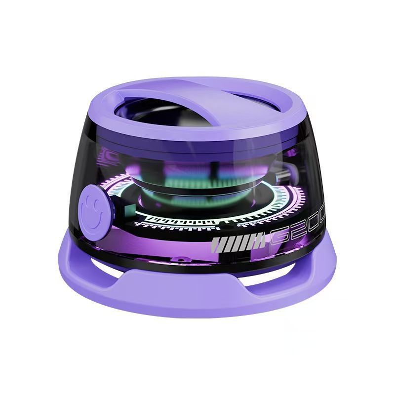 Enceinte Bluetooth magnétique tendance, mini caisson de basses, autonomie de 3 heures, lumières colorées_voghion.com