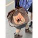 2025 Autumn New Trend College Wind Cookie Cat Double Handbag_voghion.com