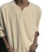 boy Boy Autumn Winter De Velvet V-Neck Sweatshirt Warm Inner Layer Base Shirt Long Sleeve T-Shirt Top Trendy Men's Cool Fashion_voghion.com