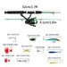 Children's Fishing Set With Reel For Beginners Portable Lure Rod_voghion.com
