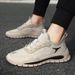 Atmungsaktive, sportliche und bequeme Wanderschuhe, Mesh-Laufschuhe für Studenten, modische und einfache Herrenschuhe in Übergröße_voghion.com
