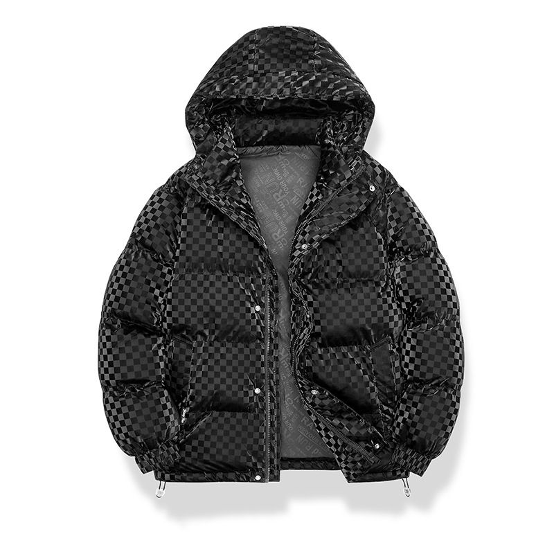 Men's Clothing 2024 New Cotton-Padded Coat Winter Glossy Hooded Thickened Cotton-Padded Jacket Jacket For Men And Women Same Style Bread Coat_voghion.com