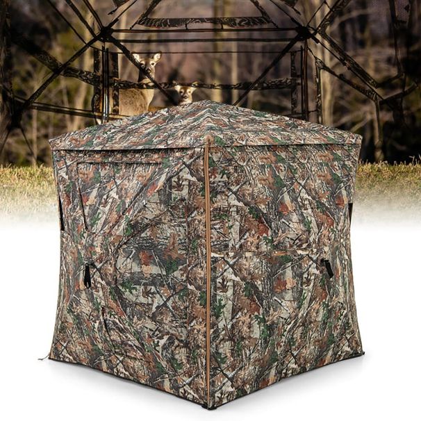 5-IN-1 Detachable Hunting Blind For 2-3 People With Skylight_voghion.com
