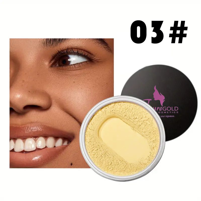 Cipria fissante in polvere di grande capacità da 28 g, effetto nude opaco, a lunga tenuta, anti-sbiadimento, impermeabile, controllo dell'olio, in polvere libera_voghion.com