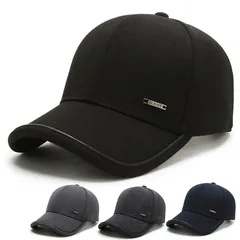 Baseball Cap Mëttelalter an eeler Männer waarm plus Samt Cap Sonneschutz Sonneschutz einfach Moud Cap