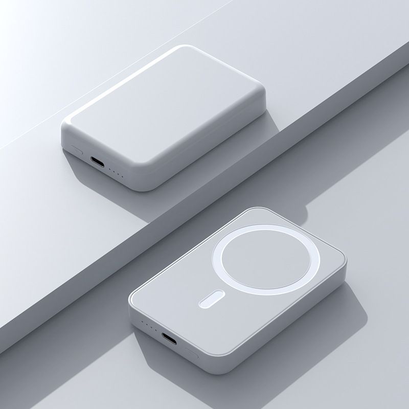 Carregador portátil sem fio - Carregamento rápido de 20 W, design ultraportátil e fino com impressão de logotipo personalizado_voghion.com