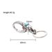 Stainless Steel Men's Personalized Creative Elephant Keychain Retro Small Gifts Car Keychain Pendant Accessories Ring Ring_voghion.com