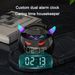 G9 Mini 5.1 Bluetooth Speaker Audio LED Flash Bedside Alarm Clock Subwoofer Music TF Player With HD Mic Hands Free Callin_voghion.com