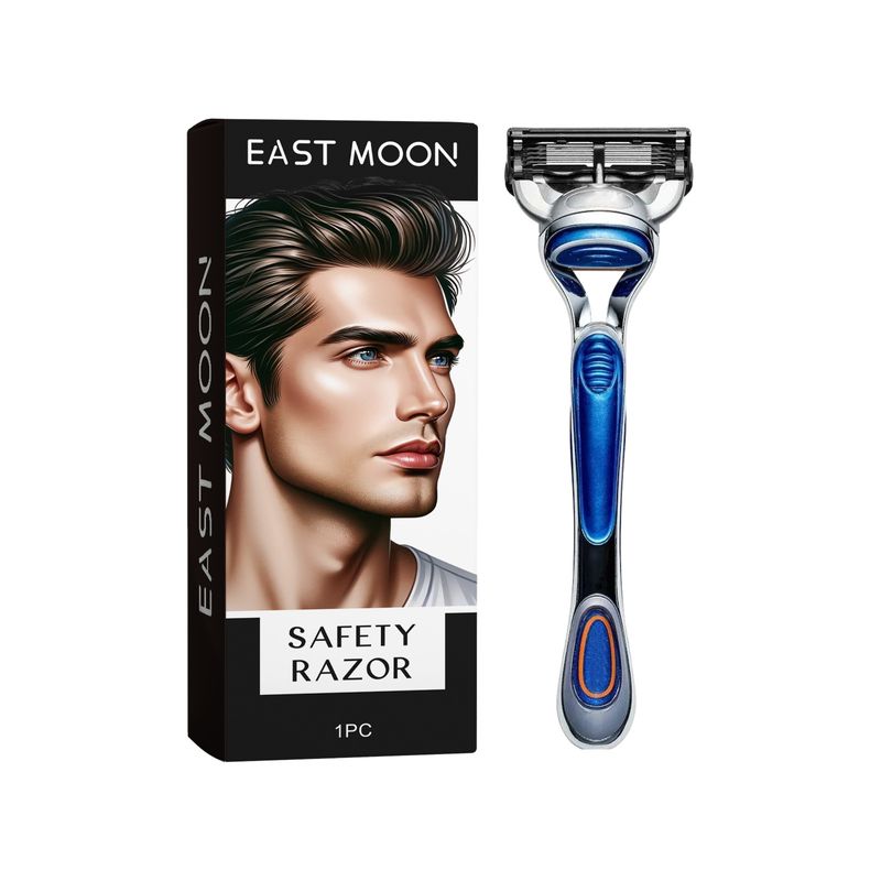 East Moon Men's Razor Shaving Facial Beard Care Portable Travel Scraper_voghion.com