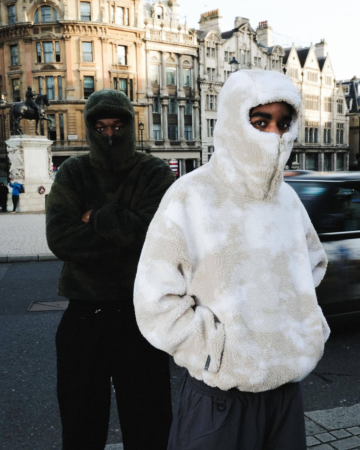 Unisex-Kleidung Atmungsaktiv Lässig Retro Persönlichkeit Trend Lammfell Plan Unisex Jacke Langarm Top Herbst Und Winter Neue Kapuze_voghion.com