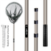Set di reti da pesca con canna telescopica pieghevole in lega di alluminio da 2,1 m_voghion.com