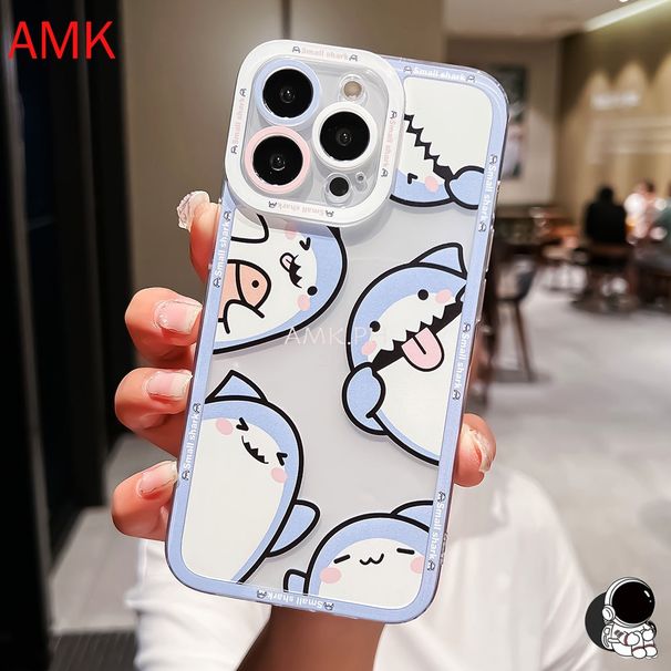 Samsung A14 A04S A03S A03 A02S A02 A10 M10 A10S A11 A12 A13 A20 A30 A20S A21S A22 A23 A53 A73 aesthetic Cute funny shark soft case_voghion.com