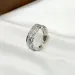 Anello aperto color oro con motivo tempestato di strass, delicato regalo di gioielli quotidiani e glamour per lei, alta qualità_voghion.com