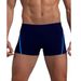 Solid Color Bar Style Boxer Men's Swimming Beach Pants Slim Anti Exposure Spot_voghion.com