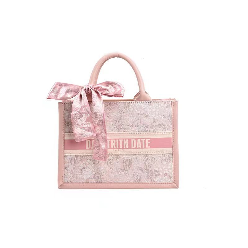 Unterarmtasche für Damen, Sommer, neue große Kapazität, Textur-Stickerei, handgehaltene Umhängetasche im ausländischen Stil, praktische All-Match-Einkaufstasche_voghion.com