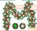 Christmas Decoration Party Garland Snowflake Safflower Supplies Ribbon_voghion.com