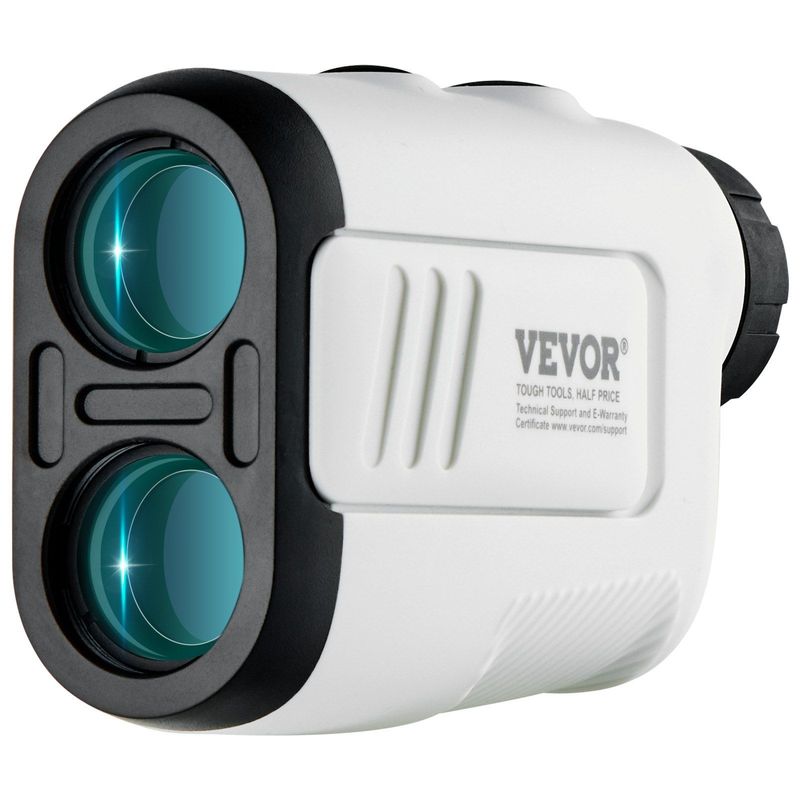 VEVOR Golf Rangefinder, 650 Yards Laser Golfing Hunting Range Finder, 6X Magnification Distance Measuring, Golfing Accessory With High-Precision Flag Lock, Slope Switch, Continuous Scan, And Batteries_voghion.com