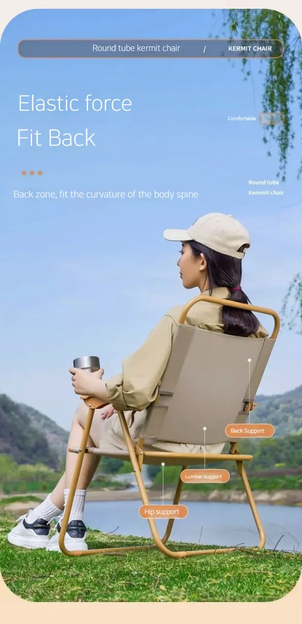 Chaise pliante portable pour pique-nique, pêche, camping, loisirs, extérieur_voghion.com
