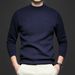 New Autumn Solid Color Half Turtleneck Slim Fit Sweater For Men Youth Base Shirt Men's Clothing_voghion.com