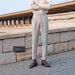Herrenbekleidung Naples Business Slim Casual Hose Drape High Waist Hose Herren Wollhose Gerade Retrohose_voghion.com