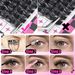 Beauty Health Melt Single Cluster Diy Grafting False Eyelashes Fox Eye Cat Eye Large Capacity Single Cluster False Eyelashes_voghion.com