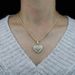 Collana con ciondolo a forma di cuore da donna con dettagli in diamanti, stile hip-hop alla moda, opzioni in argento e oro, lunghezza regolabile, collana con diamanti._voghion.com