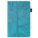 Tablet Case For Samsung Galaxy Tab S10 FE Plus 13 Inch 2025 3D Tree Embossed Business Wallet Leather Cover Funda_voghion.com