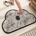 Tappetini antiscivolo per il bagno, tappetini assorbenti in fango diatomeico, tappetini per porte a forma di nuvola, tappeti ad asciugatura rapida_voghion.com