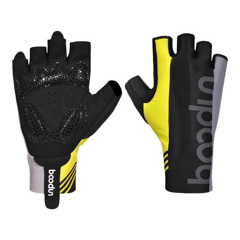Outdoor Cycling Lycra Breathable Palm Silicone Anti-Slip Bicycle Road Bike Gloves_voghion.com