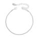 Unique Niche Fashion Versatile Internet Celebrity Same Style Flat Snake Bone Ankle Chain Anklet Women's Accessories_voghion.com