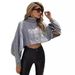 2025 Nieuwe Hoge Hals Dames Pullover Gebreide Trui Herfst Cape Stijl Kleine Cover Shirt_voghion.com