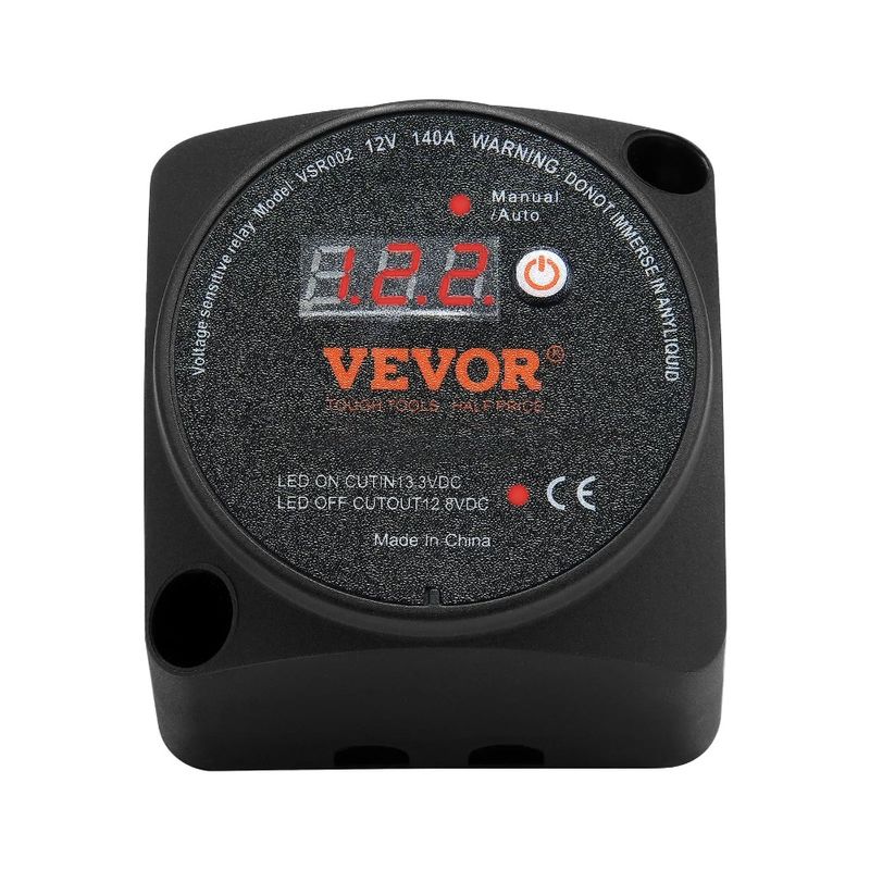 And Modes Dual 12V Sensitive LCD Screen Isolator Kit Manual VSR Isolator Relay Voltage Auto 140Amp Battery Battery Smart With_voghion.com