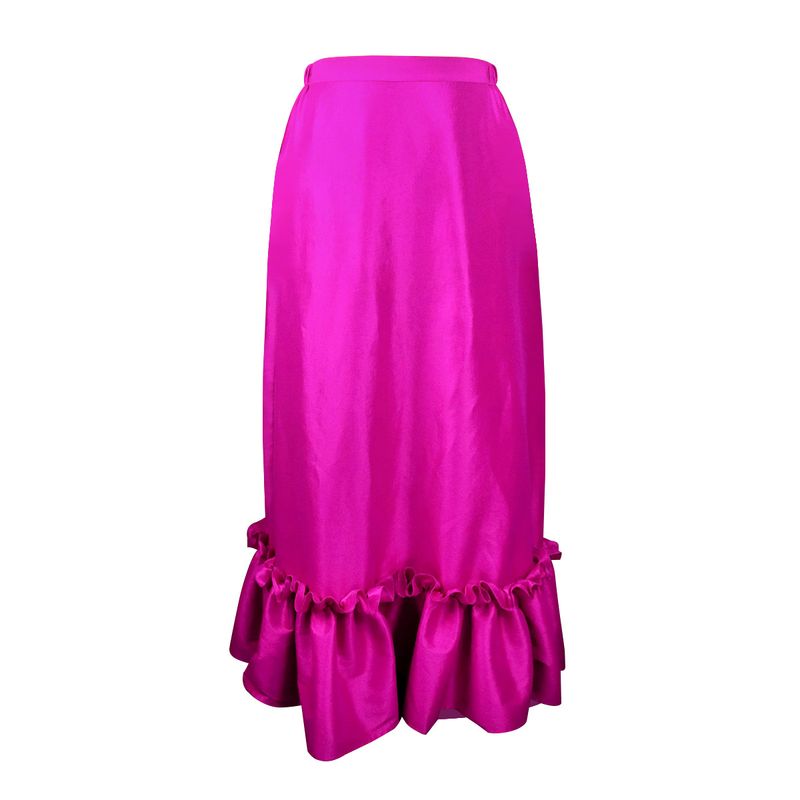 Fustă mare plisată fustă la modă, tip boutique, care se potrivește perfect_voghion.com