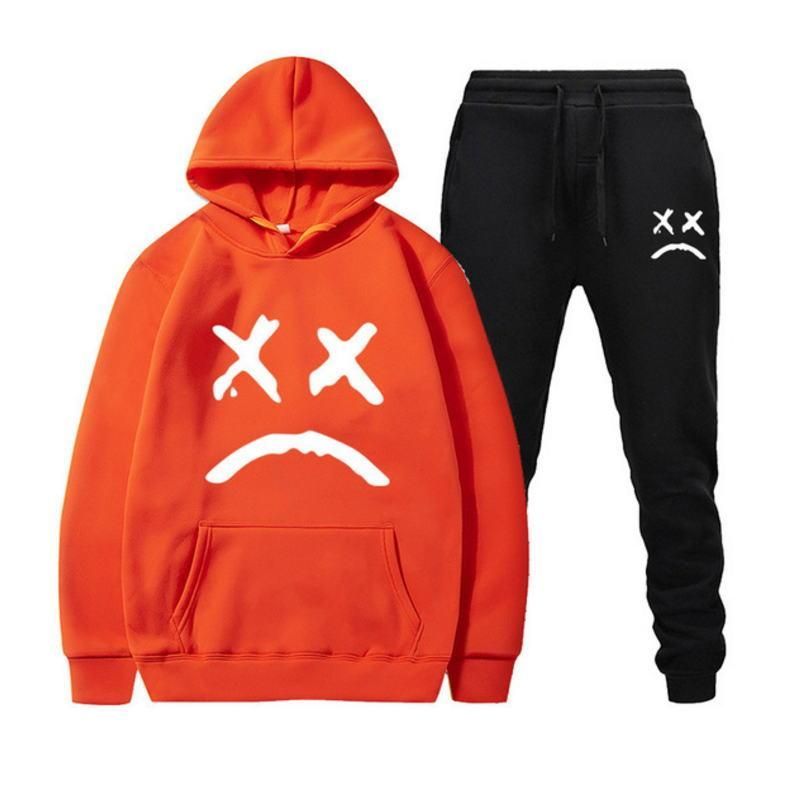Ashion marque hommes ensemble polaire à capuche pantalon épais chaud vêtements de sport à capuche survêtements mâle survêtement survêtement_voghion.com