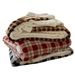 Ethnic Geometric Milk Fleece Blanket - Ultra-Soft, Lightweight, Custom Sizes (80x120cm To 150x200cm, 9 Colors)_voghion.com