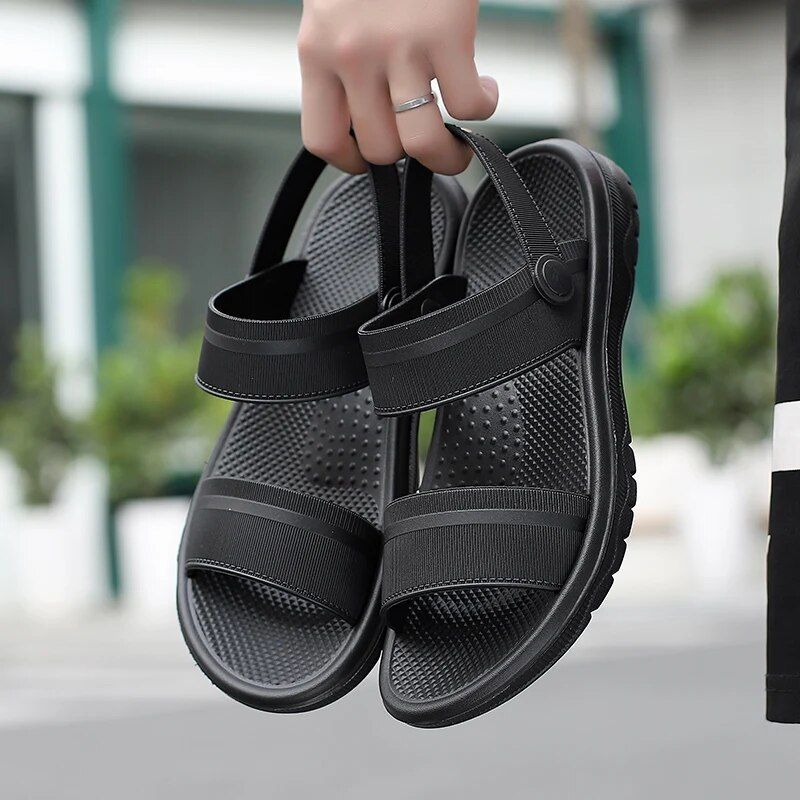 Brand Classic Men's Summer Outdoor Slippers Lightweight Sandal Fashion Casual Shoes Size 38-45 Sandals Men_voghion.com