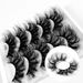 5 pairs of chemical fiber False eyelashes Natural thick eyelashes 8D Stereo false eyelashes_voghion.com