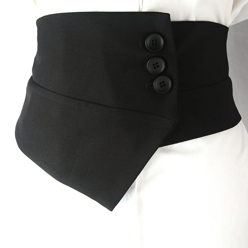 Chiusura in vita per abito, camicia da donna con decorazione gonna cintura, tessuto estivo elastico e versatile, largo_voghion.com