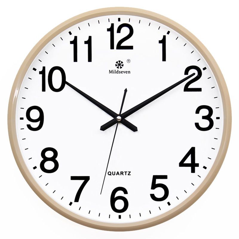 Seven Kings Art Craft Electronic Quartz Living Room Large Calendar Temperature Display Silent Wall Clock_voghion.com