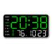 Frameless Electronic Multifunctional And Stand Dual-use Simple Digital Display Living Room Wall Clock 6659_voghion.com