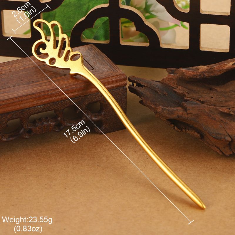 New Chinese Hollow Flower Auspicious Cloud Hairpin Retro Headdress Accessories Hanfu Cheongsam All Match Hairpin Palace Ancient Style Female_voghion.com
