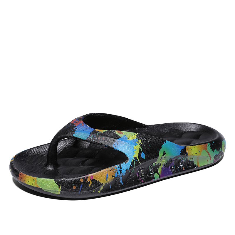 Men Slippers With Thick Sole Super Soft Non-Slip Soft Foam Sliders Slipper for Indoor  Outdoor Non-Slip Summer Slippers_voghion.com