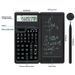 Calculadora científica solar con bloc de notas: minicalculadora portátil plegable 2 en 1 para estudiantes y profesionales, pantalla de 12 dígitos y doble alimentación._voghion.com