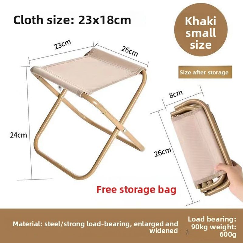 Outdoor Backpack Pen Portable Simple Camping Gear Shoulder Bag Stool Sports Folding Chair Handbag_voghion.com