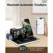 DHGadgets 7 In 1 Wireless Charging Station, Fast Charger Station With Dual IPhone, Bluetooth TimeSync, Night Light,33W_voghion.com