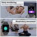 Smartwatch Bluetooth Rozmowy Muzyka Zdrowie Tętno Tlen we krwi Monitorowanie snu Sport Krokomierz Bransoletka_voghion.com