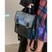 Casual Women's Fashion Color-Block Compact Travel Multi-Function Black Backpack 2025 Fall/Winter New_voghion.com