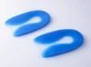 Cuscinetto per tallone in silicone blu a forma di U Cuscinetto per tallone in silicone Cuscinetto per tallone morbido assorbimento degli urti Protegge il piede_voghion.com