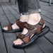 New Soft Soled Soft Men's Sandals Summer Trend Leisure Youth Korean Version Non-slip Beach Shoes_voghion.com