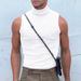 2025 Summer New Solid Color Fashion Sleeveless Base Shirt Men's Sexy Tight Vest_voghion.com